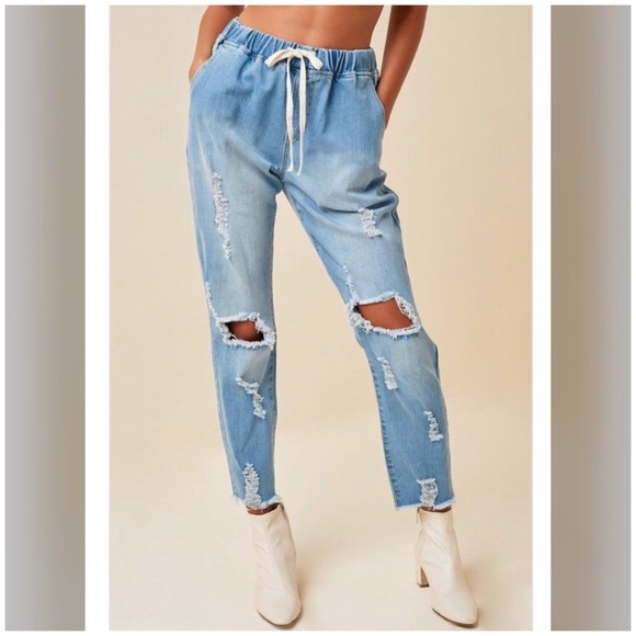 Hayden Denim - <LAST>Distressed Ripped Street Style Jeans